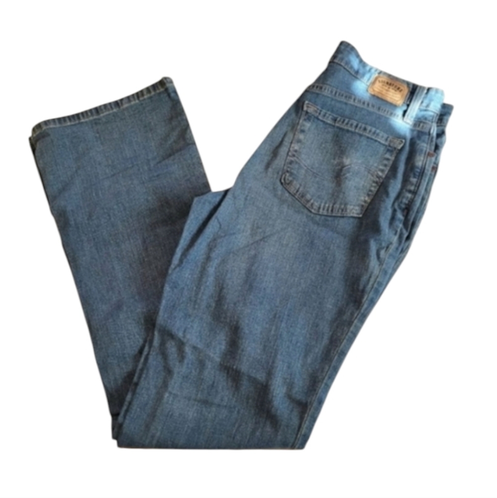 Vintage Levis Signature Cotton At Waist Bootcut Denim Blue Jeans Size 8 Medium